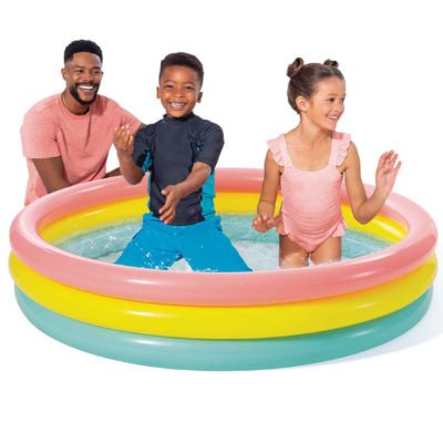 Piscine Gonflable - FunPloof™ - Arc - En - Ciel - Rigol'air