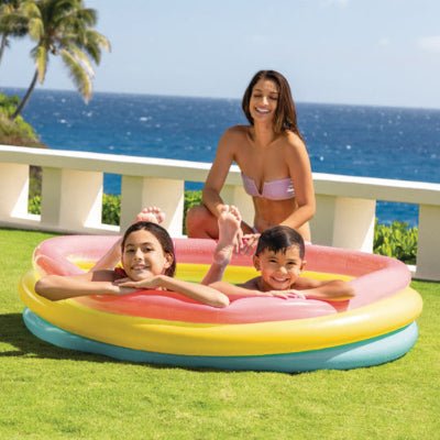 Piscine Gonflable - FunPloof™ - Arc - En - Ciel - Rigol'air