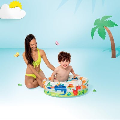 Piscine Gonflable - FunPloof™ - Dino - Rigol'air