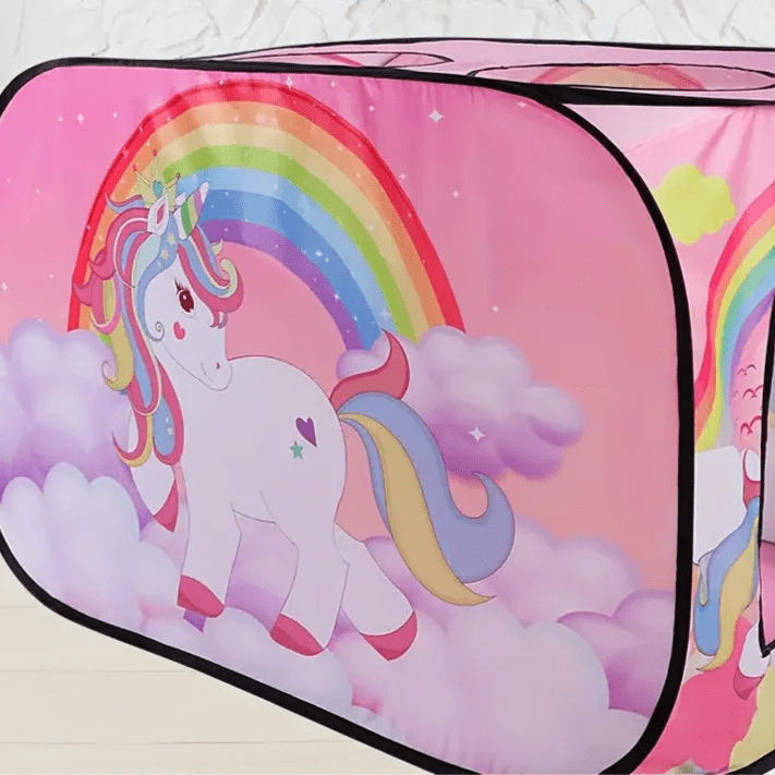 Tente de Jeu Enfant - TenteMagik™ - Tente Licorne Rose - Rigol'air
