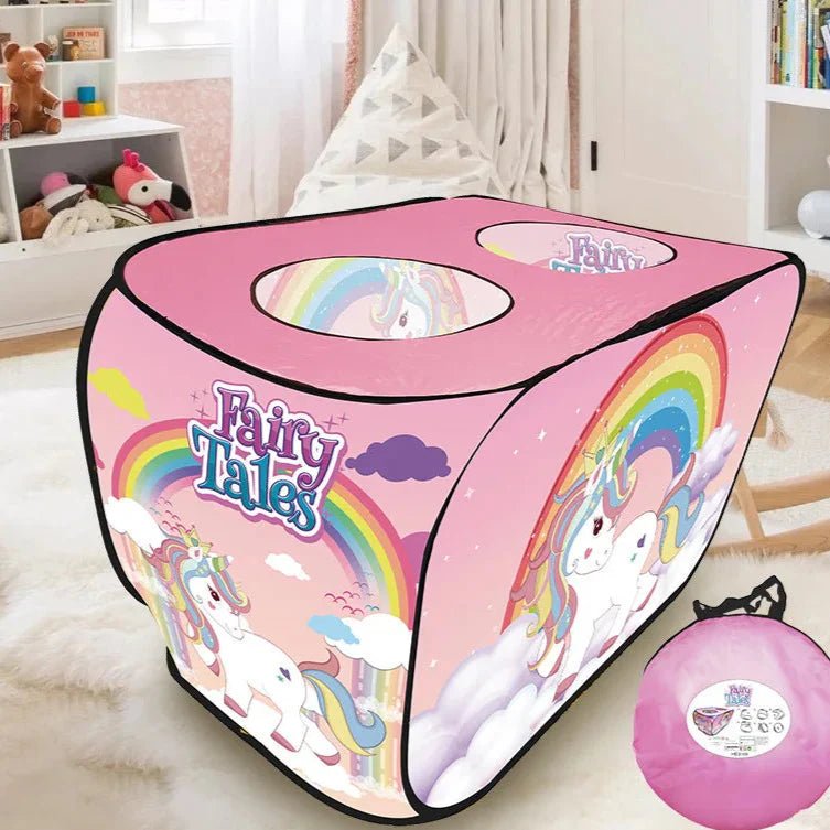 Tente de Jeu Enfant - TenteMagik™ - Tente Licorne Rose - Rigol'air
