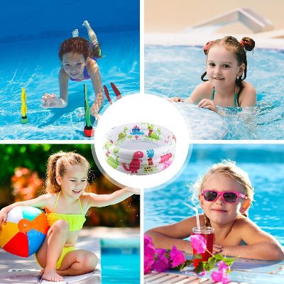 Piscine Gonflable - FunPloof™ - Dinosaure - Rigol'air