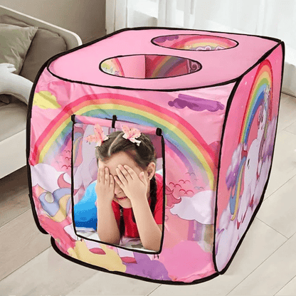 Tente de Jeu Enfant - TenteMagik™ - Tente Licorne Rose - Rigol'air